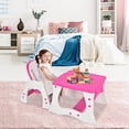 thumbnail image 4 of Trona 3 en 1 Costway Set Silla y Mesa Convertibles Rosa 54 x 67 x 101 cm, 4 of 10