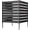 Black-3pcs, variant on White Metal Privacy Fence Panel,39" W x 42" H(2 Panels), Modular Louvered Outdoor Privacy Screen, Weatherproof Fence for Trash Can/AC Unit, Easy Assemble for Backyard/Pool/Garden (White-2pcs, 42" H)
