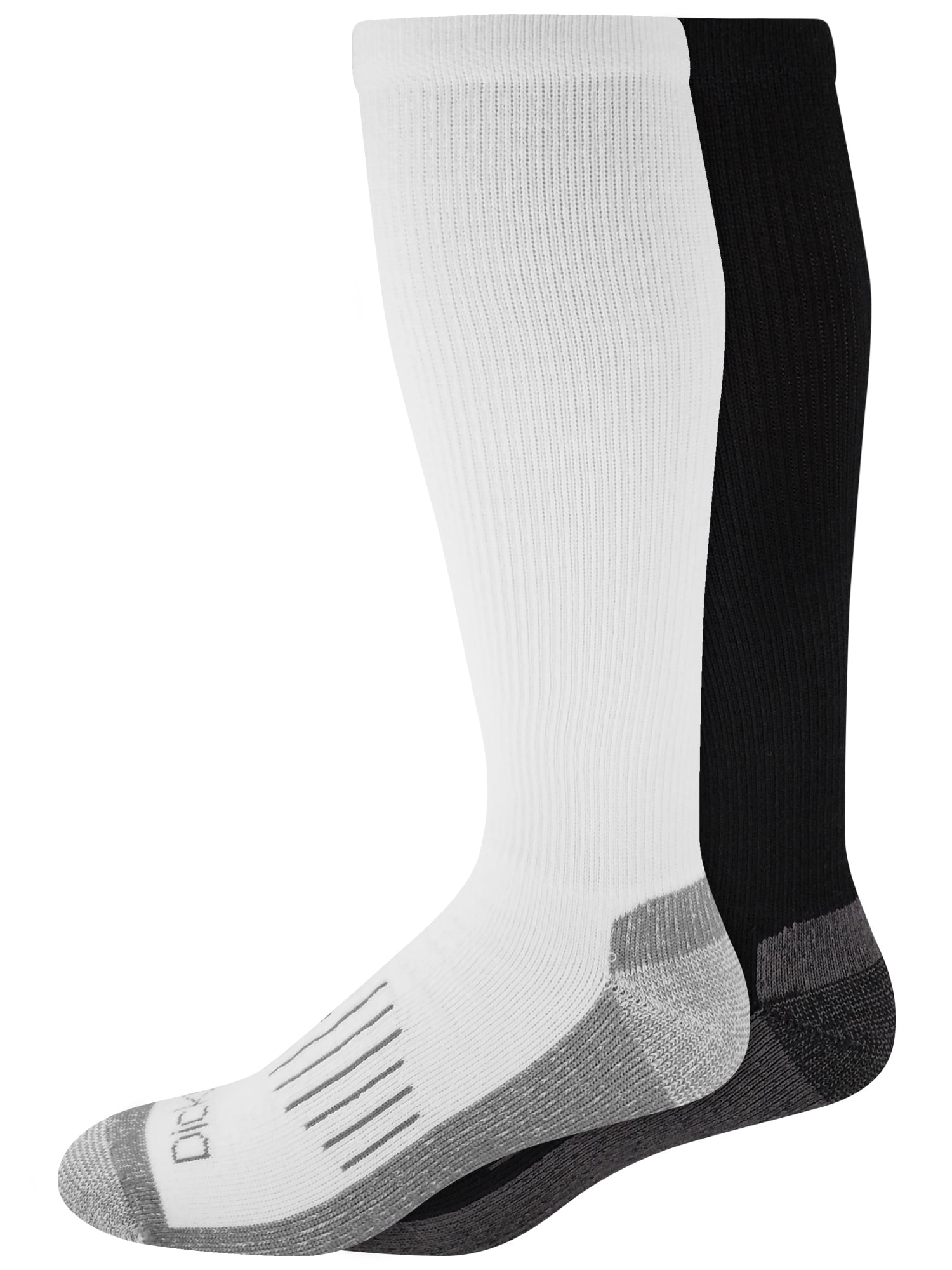 Genuine Dickies Men's OTC Compression Crew Sock, 2 Pack