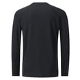 thumbnail image 7 of TOPTIE Men's Dry Fit Long Sleeve Sport T Shirts for Athletic Running, Casual Workout-Black-XL, 7 of 7