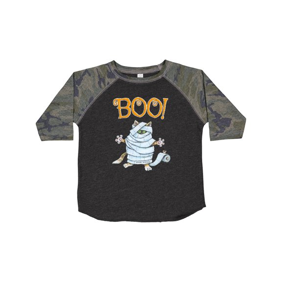 Inktastic Boo with Mummy Cat Boys or Girls Toddler T-Shirt