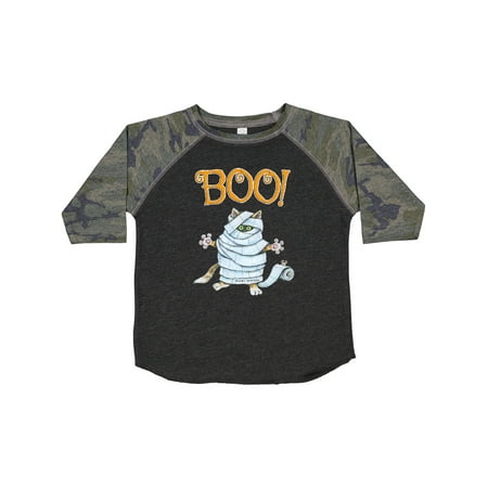 

Inktastic Boo with Mummy Cat Gift Toddler Boy or Toddler Girl T-Shirt