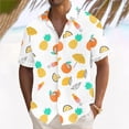 thumbnail image 2 of Hawaiian Shirt For Men, Men's Vintage Button Down Bowling Shirts Short Sleeve Summer Beach Shirt2XL, 2 of 5