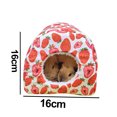 thumbnail image 2 of Escondite de cama de hámster, accesorios de hámster cama de cueva de hámster cama caliente MFZFUKR CPB-US-XD2037-2, 2 of 6