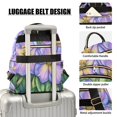 thumbnail image 4 of JIALIOU Mini Backpack Purse for Women Quilted Casual Daypack Small Travel Shoulder Bag, Pencil Drawing Flower, 4 of 7