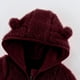 thumbnail image 4 of Abrigo De Invierno Para Niños Pequeños Niños Niños Niñas Prendas De Abrigo Chaquetas Chaquetas Con Capucha De Lana Sudadera Con Cremallera Odeerbi LM103-614, 4 of 6