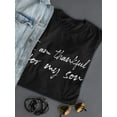 thumbnail image 3 of I'm Thankful For My Son Women T-Shirt, Female x-Large, 3 of 4