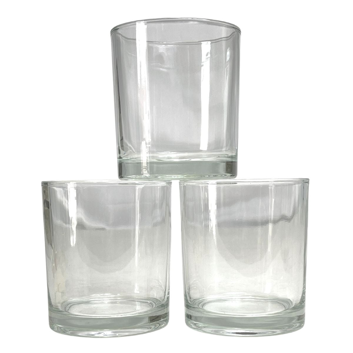 14 oz. Havana Clear Empty Candle making Jar candle vessels for DIY candle-making projects (Box of 12) FREE SHIPPING