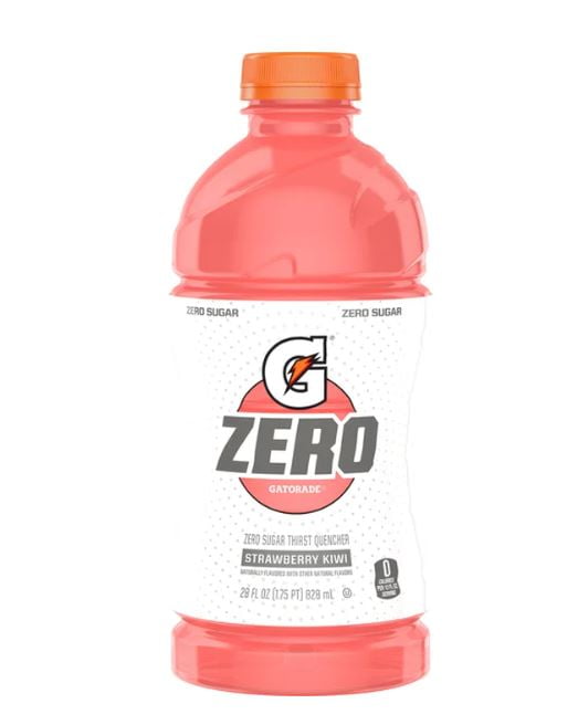 Gatorade Zero Kiwi Strawberry 28 oz Plastic Bottle, Quantity of 6
