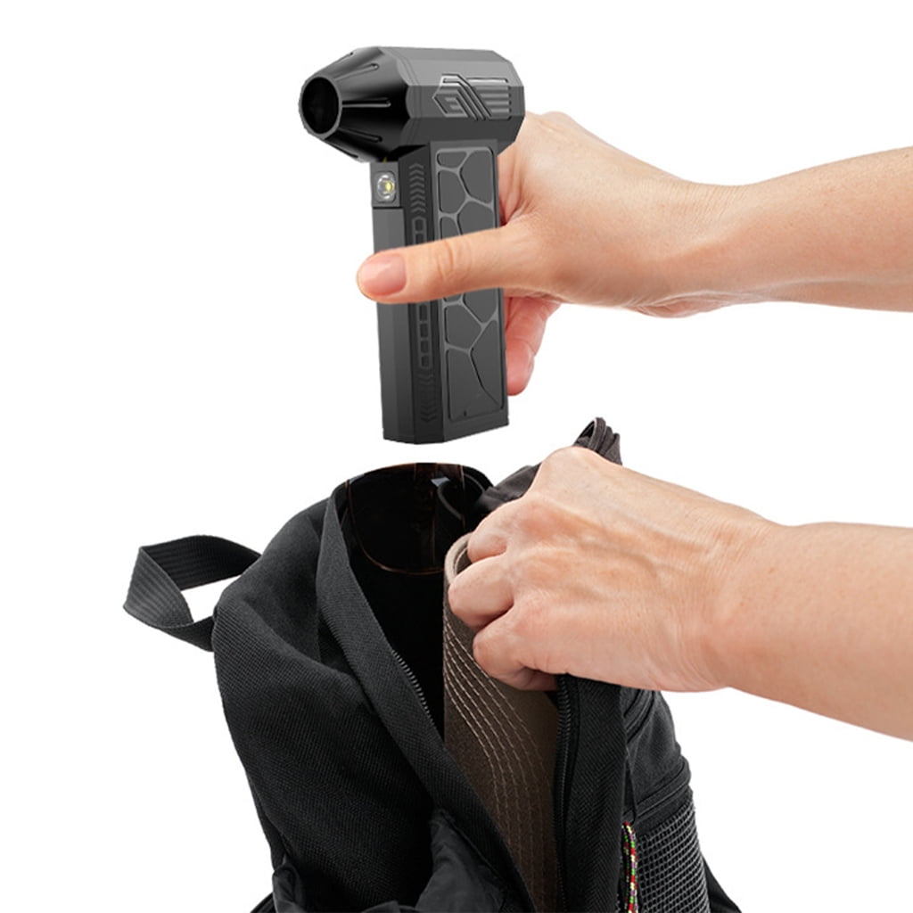 Compacts LED Light And Blower Electric Air Dusters Powerful Blower for Outdoor Camping and Hiking Lover