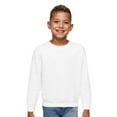 thumbnail image 2 of COUVER Unisex Toddler Warm Fleece Crewneck Long Sleeve Sweatshirt, White, 7, 1 Piece, 2 of 6