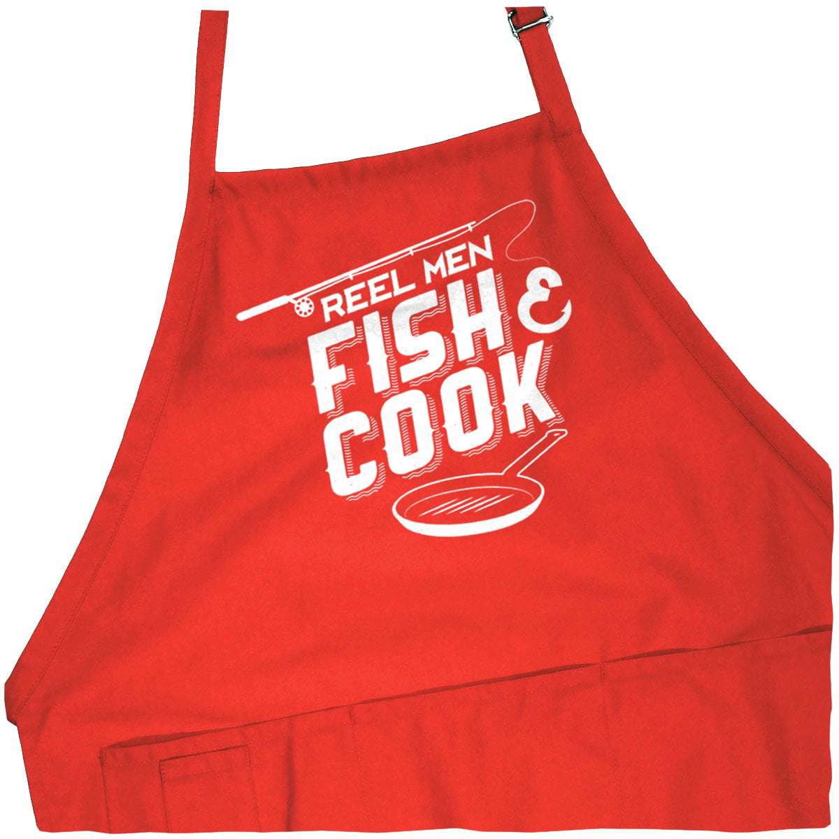 King of the Grill Beer Pocket Novelty Apron Grilling Apron Black-Insulated 