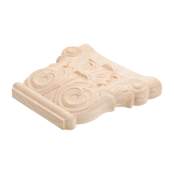 European Style Wooden Corbel for Home Decoration Khaki Color Safe and Light 7 Inch