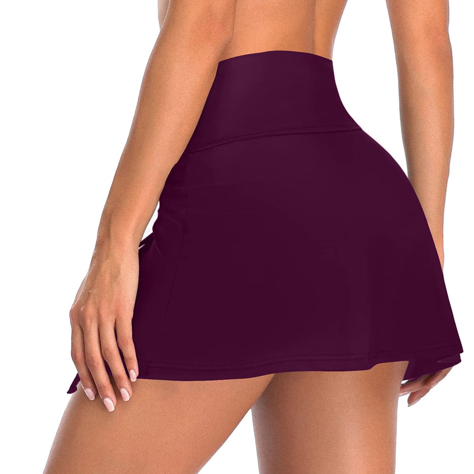 Fitted top swim skirt