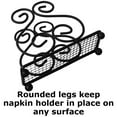 thumbnail image 4 of Blue Donuts Scroll Collection Black Napkin Holder, 4 of 6