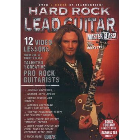 Guitar World -- Hard Rock Lead Guitar Master Class! : 12 Video Lessons from One of Today's Most Talented and Creative Pro Rock Guitarists, (50 Best Guitarists Of All Time)