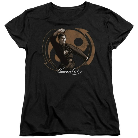 Bruce Lee Jeet Kun Do Pose S/S Women's T-Shirt Black