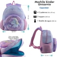 thumbnail image 2 of Mochila Escolar Kinder SQbags Unicornio 3D, 2 of 4