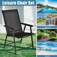 thumbnail image 5 of Giantex Folding Dining Chair, Portable Armrest Chairs for Indoor & Outdoor Use, 5 of 8