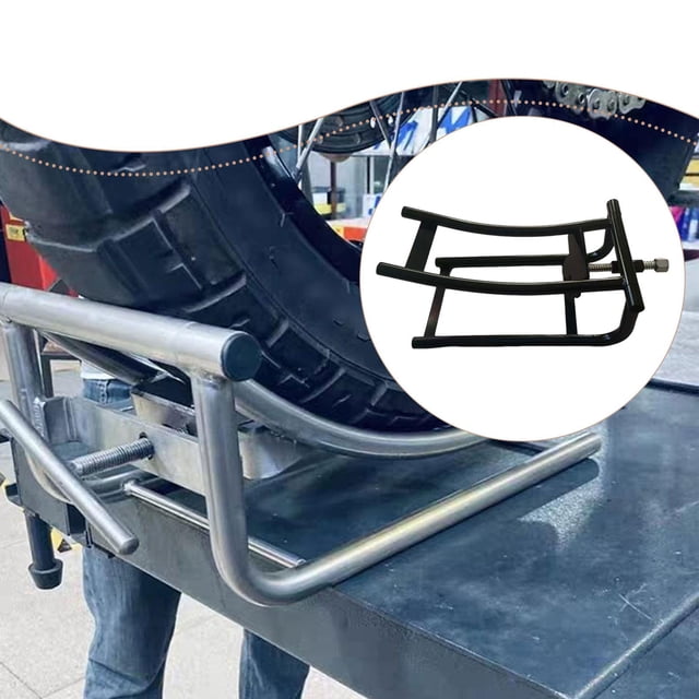 Soporte para cambio de neumáticos de motocicleta, soporte elevador de altura ajustable, dispositivo auxiliar para el reemplazo de neumáticos