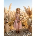 thumbnail image 2 of 2Bunnies Girls' 2T-8yr Jasmine Lace Crochet Boho Communion Rustic Girl Dress, 2 of 3