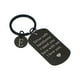 thumbnail image 1 of Llave de seguridad Uxcell, 1 juego de llavero letra E Te necesito aquí conmigo Te amo llavero personalizado con caja de regalo para él, regalos de Navidad y Día de San Valentín, negro y blanco, 1 of 6