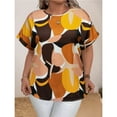 thumbnail image 6 of SOMER Plus Size Tops For Women Short Sleeve Women's Tops Casual T Shirts, 6 of 6