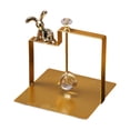 thumbnail image 1 of Servilletero Dispensador de Pañuelos Moderno Adorno de Superficie Lisa Base Estable Pañuelo oro, 1 of 9