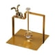 thumbnail image 1 of Servilletero Dispensador de Pañuelos Moderno Adorno de Superficie Lisa Base Estable Pañuelo oro, 1 of 9
