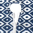 thumbnail image 3 of Tapete de mesa DII Ikat para exteriores, resistente al agua, 35 x 275 cm, azul, 3 of 9
