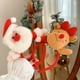 thumbnail image 4 of Advancent Diadema de Navidad para el pelo, muñeca 3D con diadema de mano, tocado de dibujos animados, aro Universal, accesorios de fotografía, disfraz de Kits de decoración para fiestas Alce Advancent HA069521-01, 4 of 6