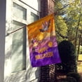 thumbnail image 2 of Halloween Little Witch and Bat House Flag, 2 of 4