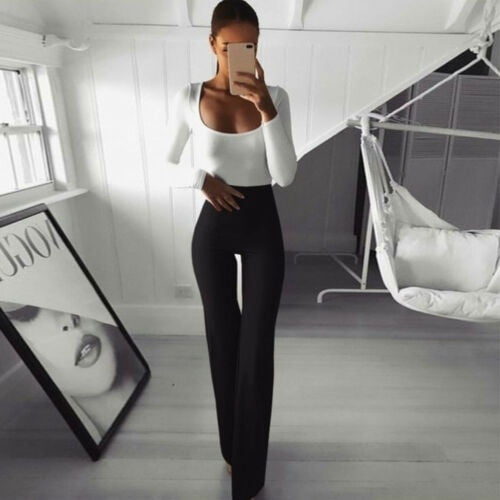 business casual flare pants