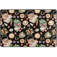 thumbnail image 4 of Dreamtimes Watercolor Autumn Harvest Area Rug 72x48in Fall Vegetables Fruit Non-Slip Floor Carpet Comfort Floor Mats Decor for Indoor Living Dining Room and Bedroom Area, 4 of 5