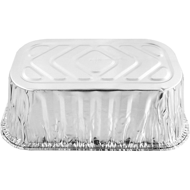 Aluminum Pans Mini Loaf Pans (50 Pack) 1 Lb Aluminum Foil Tin Pans, Sm –  Stock Your Home