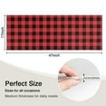 thumbnail image 5 of Red and White Checkered Pattern Kitchen Rug Mat,Kitchen Runner Rugs Non Skid Washable,Decorative Kitchen Floor Mats for Kitchen,Sink,Laundry,17"X47", 5 of 5