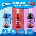 thumbnail image 2 of Kool-Aid Snow Cone Syrup 3-Pack, 16-oz Bottles: Blue Raspberry, Grape, Cherry, 2 of 8