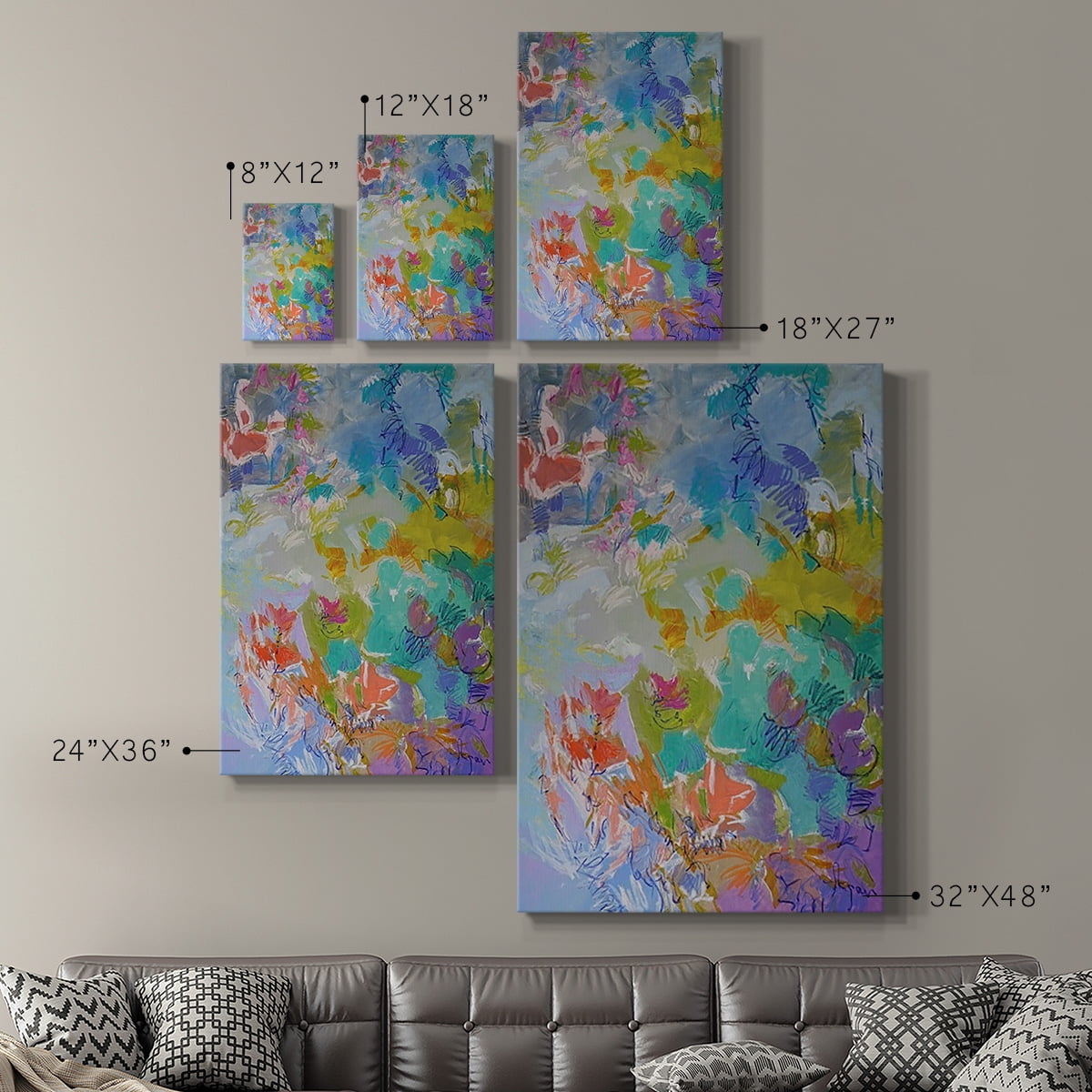 Let Me Bloom I Am Premium Gallery Wrapped Canvas - Ready to Hang