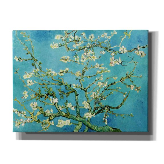 Epic Graffiti 'Almond Blossoms' by Vincent Van Gogh, Canvas Wall Art, 16"x12"