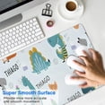 thumbnail image 4 of Long Mouse Pads for Desk,Colorful Dinosaurs THIAGO Cacti Pattern Desk Mats on Top Of Desks, Desk Mouse Pad Extra Large with 3mm Non-Slip Base and Stitched Edge for Gaming,Office,Work,Home 31.5"x11.8", 4 of 6