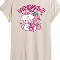 thumbnail image 3 of Instant Message - Strawberry Milk - Women's Oversized Graphic T-Shirt, 3 of 6