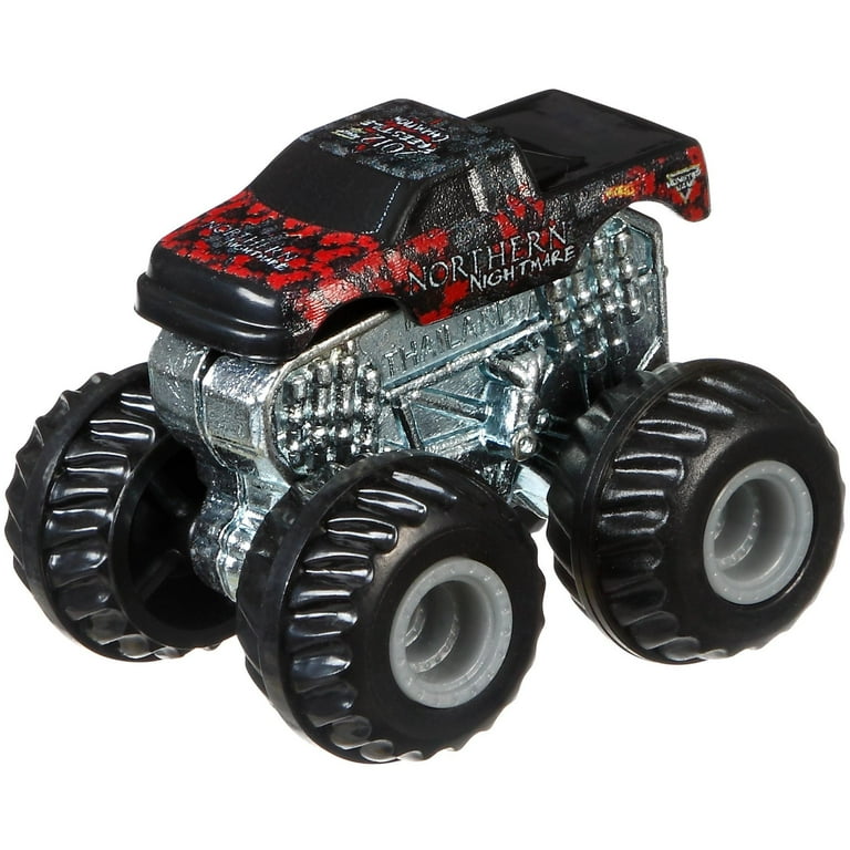 Hot Wheels Mini Monster Jam Trucks, Mighty Minis with Launcher and