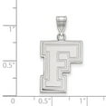 thumbnail image 2 of 925 Sterling Silver Rh-plated LogoArt Fordham University Large Pendant; for Adults and Teens; for Women and Men, 2 of 2