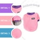 thumbnail image 3 of suéteres para perros pequeños, ropa de forro polar, suéteres cálidos de invierno para cachorros, ropa para gatos (azul+rosa), 3 of 6