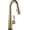 Champagne Bronze, variant on Delta 9913Tl-Dst Essa 1.8 GPM Single Hole Pull Down Touchless Bar Faucet - Arctic