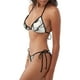 thumbnail image 2 of Fotbe Black And White Rose Traje de Baño para Mujer de Dos Piezas – Bikini Sexy de Tirantes Tipo Halter con Diseño Triangular, 2 of 6