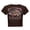 Brick Red 0730*crop tops, variant on Womens Cropped Graphic Tees Trendy Short Sleeve Tiger Printed Tshirts Casual Slim Fit Going out Summer Tops White 0730*crop tops M