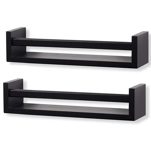 white nursery wall bookshelf