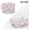 thumbnail image 2 of Foldable Fabric Storage Bin Home Cubes Clothing Organizer Bins Large Collapsible Box Basket for Home Organizer Panda and Clouds Pattern, 2 of 7