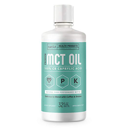 Omega C8 Mct Oil Keto Diet Supplement For Coffee Smoothies Salads Pure C8 Caprylic Acid Ketogenic Paleo Vegan 64 Servings 32 Oz Walmart Com Walmart Com